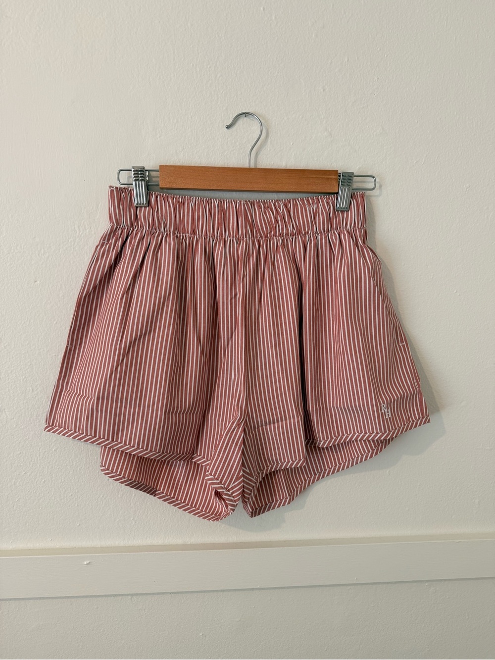 Recreational Habits Ferry Boxer Short in Maroon Stripe